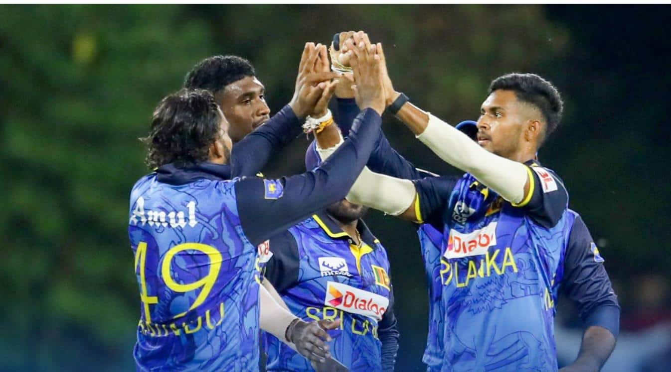 Sri Lanka to take on WI [Source: @OfficialSLC/X.Com]
